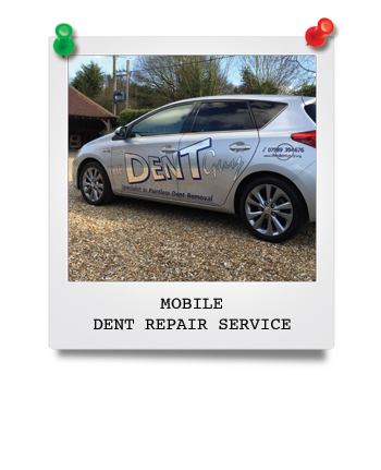 The Dent Guy (Ltd) is a mobile paintless dent removal service covering the south of England